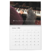 The Tao of Nora Calendar (Nora The Piano Cat) Kalender (Jan 2026)