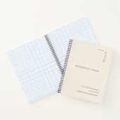 The Taper Flame- Minimalist Sacramental Notebook Notizblock (Innenseite)