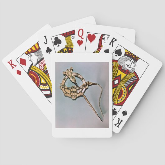 The Tara Brooch, from Bettystown, Landkreis Meath Spielkarten (Rückseite)