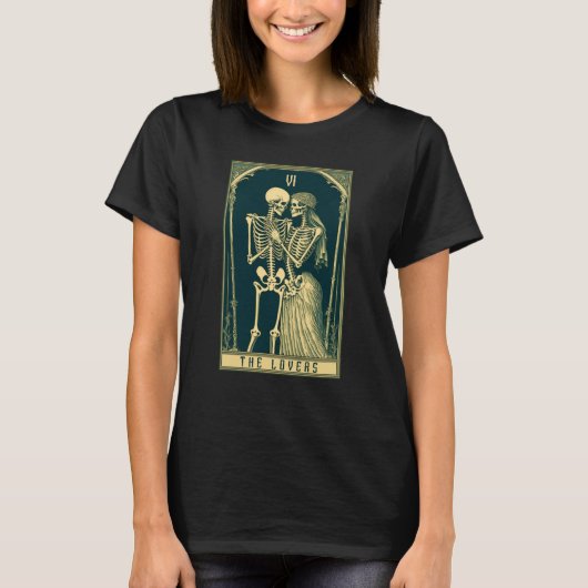 The Tarot Card Goth and Valentines Day T-Shirt (Vorderseite)
