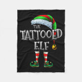 The Tattooed Elf Matching Family Tattooed Christma Fleecedecke (Vorderseite)