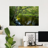 The Taunton River in Bridgewater, Poster (Heimbüro)