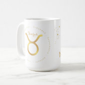 The Taurian Star - Personalisierte Tasse in Zodiac (Vorderseite Links)