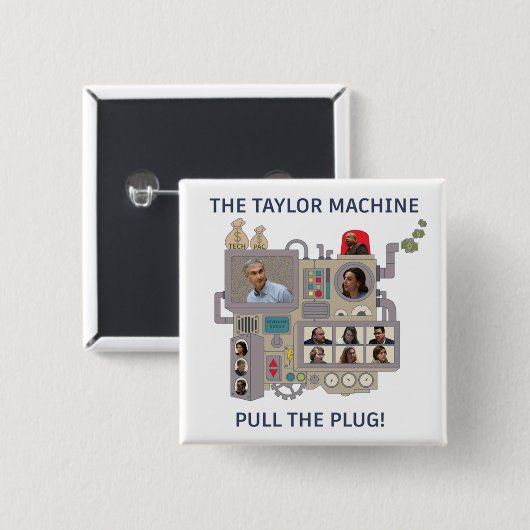 The Taylor Machine Button (Vorne & Hinten)