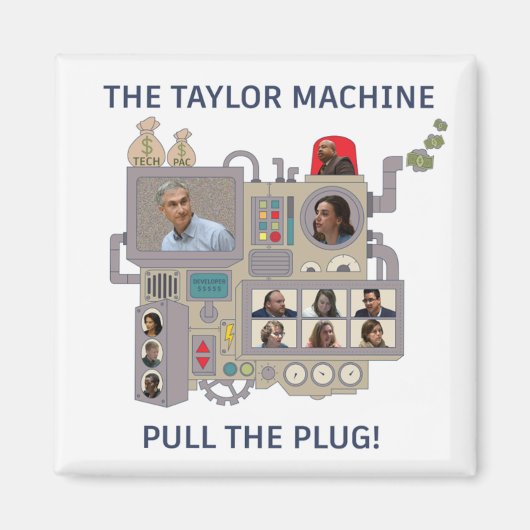 The Taylor Machine Magnet (Vorne)