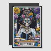 "The Teacher" Tarot Card Magnet (Vorne/Hinten)