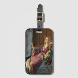 The Teasing Coquette (by John Collier) Gepäckanhänger