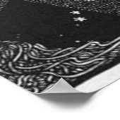 The Tell Tale Heart von Harry Clarke Poster (Ecke)