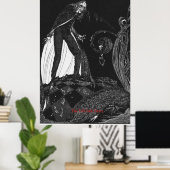 The Tell Tale Heart von Harry Clarke Poster (Heimbüro)