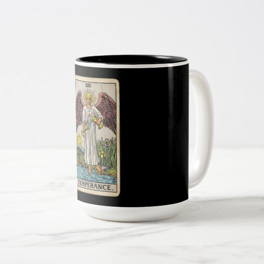 The Temperance Tarot Zweifarbige Tasse (VorderseiteRechts)