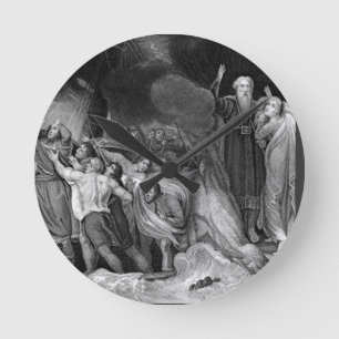 The Tempest Clock Runde Wanduhr