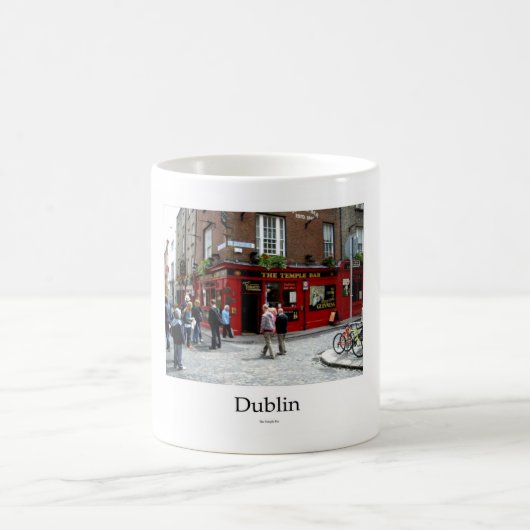 The Temple Kneipe, Dublin, Ireland, Kaffeetasse (Mittel)