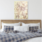 The Temptation of St. Anthony Leinwanddruck (Insitu (Schlafzimmer))