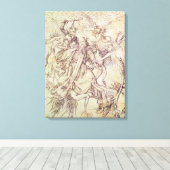 The Temptation of St. Anthony Leinwanddruck (Insitu (Holzboden))