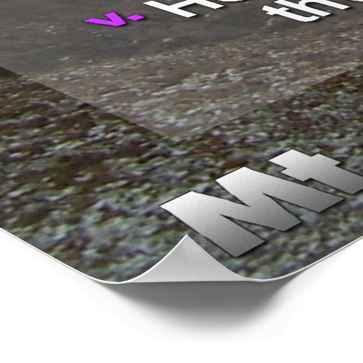 The Ten Commandments on Mt. Sinai Poster (Ecke)