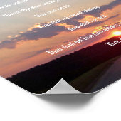 The Ten Commandments - Sunset #3 Poster (Ecke)