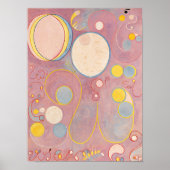 The Ten Largest No. 8 Adulthood, Hilma af Klint Poster (Vorne)