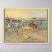 "The Tenderfoot" Old West Cowboy Poster (Vorne)