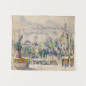 The Terrace at the Garden at Les Lauves, Cezanne Wandteppich (Vorderseite (Horizontal))