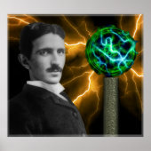 THE TESLA COIL and NIKOLA TESLA Poster (Vorne)