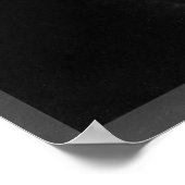 THE TESLA COIL and NIKOLA TESLA Poster (Ecke)