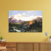 The Teton Range von Thomas Moran Leinwanddruck (Insitu (Wohnzimmer))