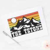 The Tetons Rechteckiger Aufkleber (Umschlag)