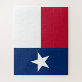 The Texan Lone Star State Flag of Texas Puzzle (Vertikal)