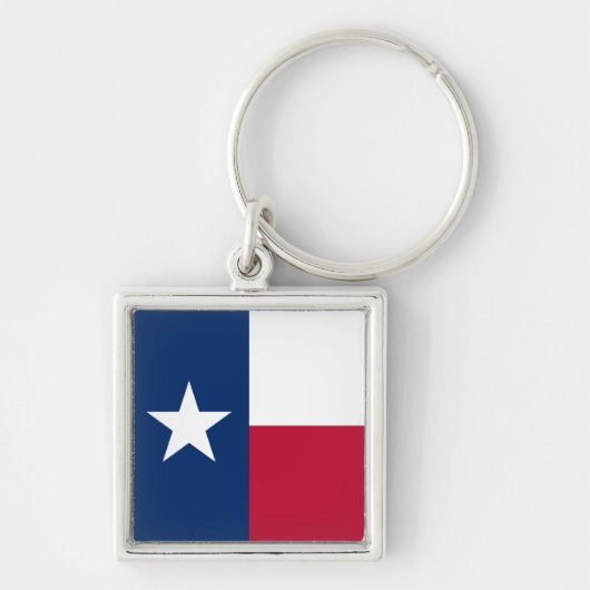 The Texan Lone Star State Flag of Texas Schlüsselanhänger (Vorne)