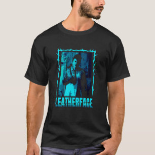 The Texas Chainsaw Massacre Retro Blau Leatherface T-Shirt
