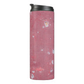 The texture of the old wall with scratches, cracks thermosbecher (Nach rechts gedreht)