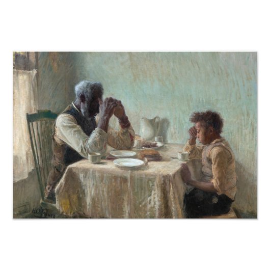 The Thankful Poor, 1894 von Henry Ossawa Tanner Fotodruck (Vorne)