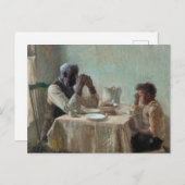 The Thankful Poor, 1894 von Henry Ossawa Tanner Postkarte (Vorne/Hinten)
