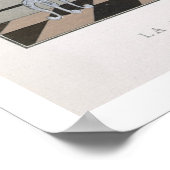 The Theorbo Player, Design für einen Abend von Poster (Ecke)