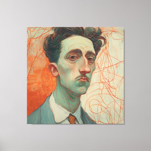 The Thin Man: Modern Expressionism Leinwanddruck (Vorderseite)