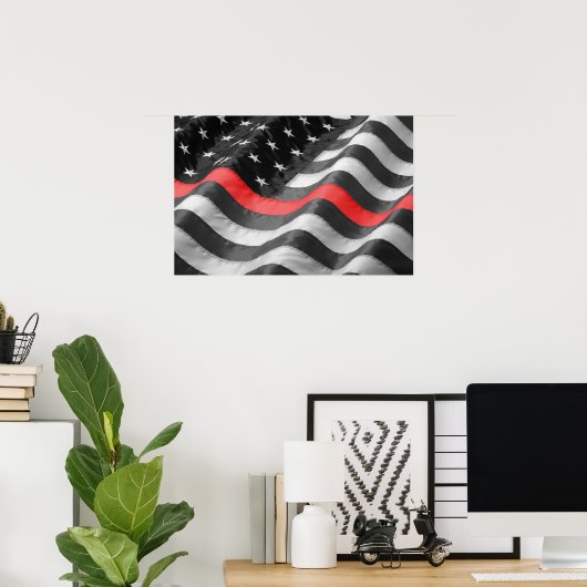 The Thin Red Line Poster (Heimbüro)
