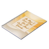 The Things I Never Want You to Change Notizblock (Linke Seite)