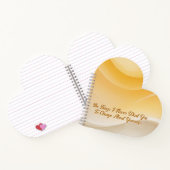 The Things I Never Want You to Change Notizblock (Innenseite)