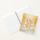 The Things I Never Want You to Change Notizblock (Innenseite)