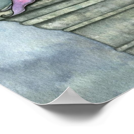 The Thinker Fairy Poster von Molly Harrison (Ecke)