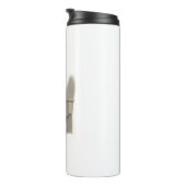 The Thinker on the Throne – Classical Charcoal Sty Thermosbecher (Nach rechts gedreht)