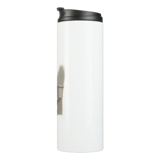 The Thinker on the Throne – Classical Charcoal Sty Thermosbecher (Nach rechts gedreht)