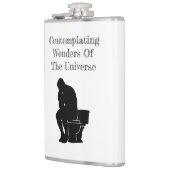 The Thinker on the Throne Flachmann (Links)