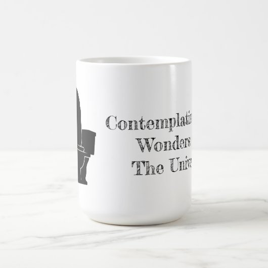 The Thinker on the Throne Kaffeetasse (Mittel)