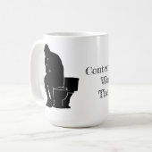 The Thinker on the Throne Kaffeetasse (Vorderseite Links)