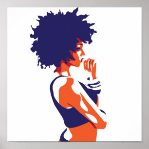 The Thinker Print Poster