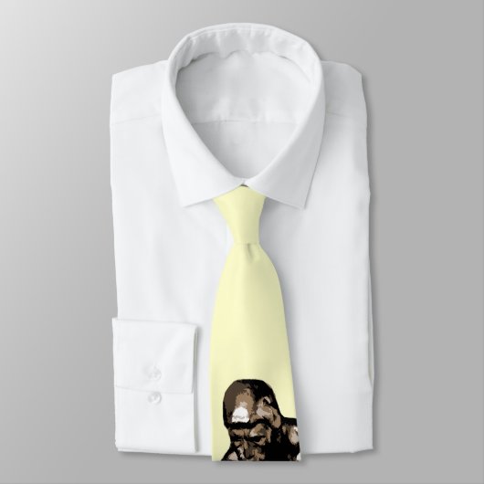 The Thinker von Auguste Rodin - Krawatte (Gebunden)