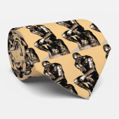 The Thinker von Auguste Rodin - Krawatte (Gerollt)