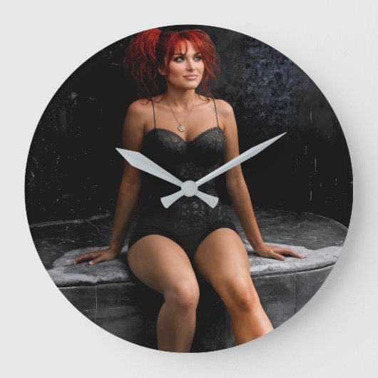 The Thinking Room clock Große Wanduhr (Vorderseite)