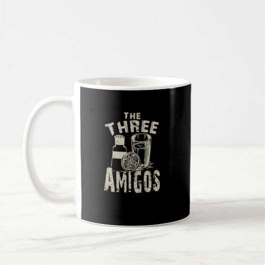 The Three Amigos Cocktail Novelty Drink Kaffeetasse (Links)